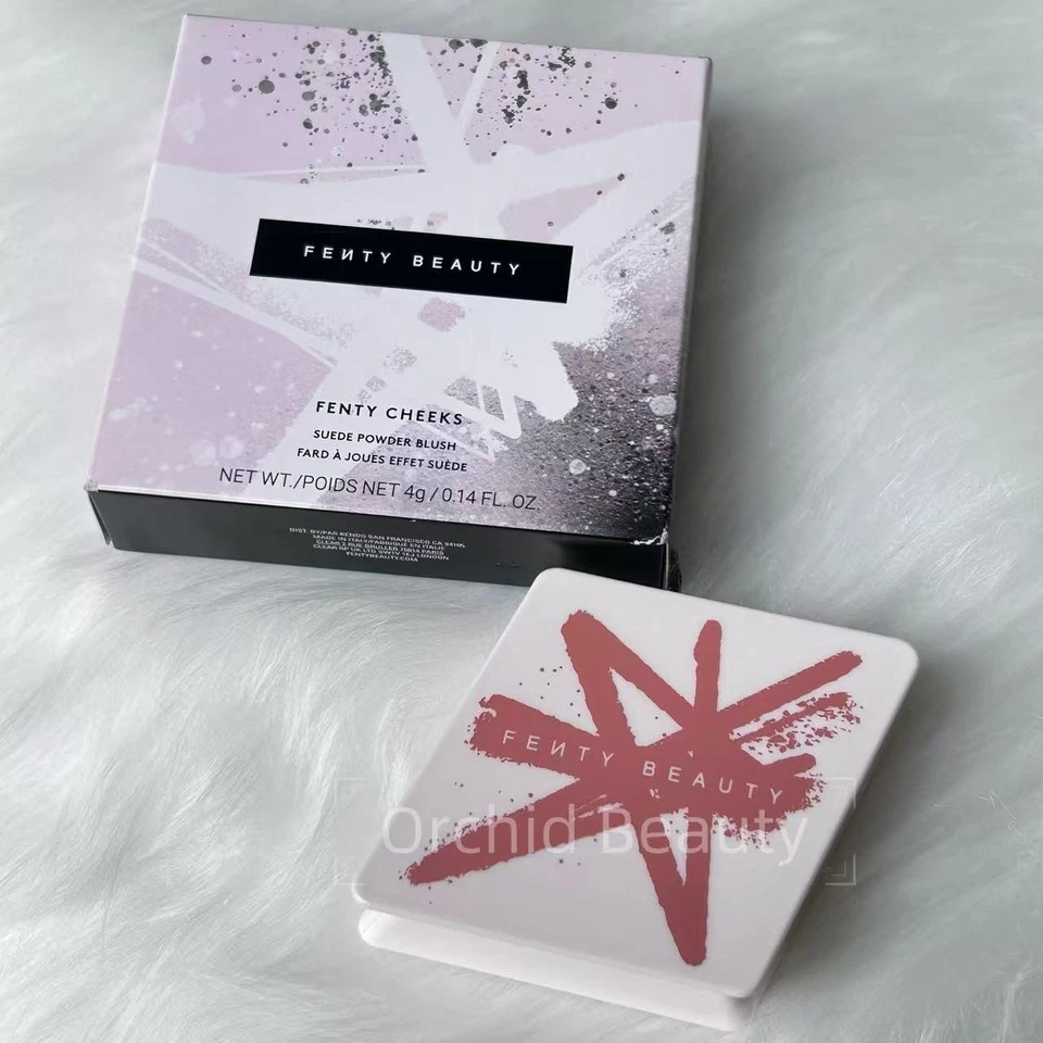 Fenty Cheeks Suede Waterproof Powder Blush~Bakin' Cakes~Full Size 4 g~New Boxed - Image 3 of 4