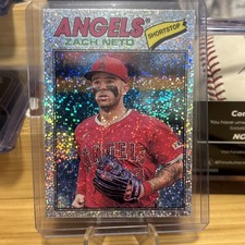 2026 Topps Celebration Series 1 Zach Neto #188 silver glitter Angels 