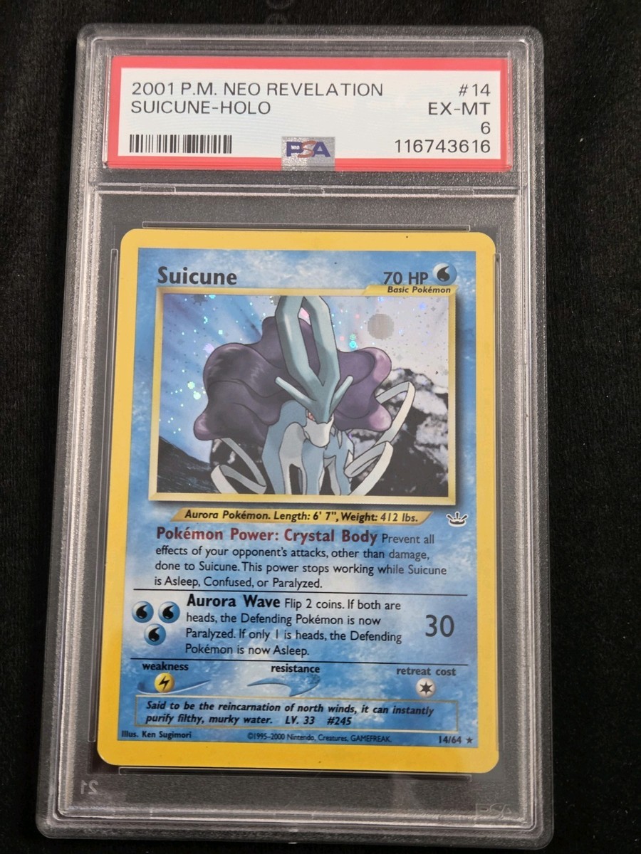 Suicune 14/64 Neo Revelation Holo for sale online | eBay