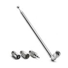 FM Radio Male F Type Telescopic Aerial Antenna 75 Ohm 3.5mm Adapter for Yamaha