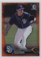2016 Bowman Draft Chrome Top Prospects Orange Refractor 15/25 Javy Guerra 2a9
