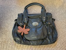 NICA BLACK Faux Leather Handbag