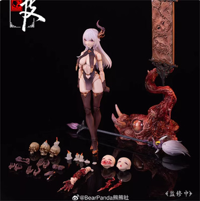 6'' BearPanda Eiifox 1/12 Scale Female Figure Model Action Figure Model in box