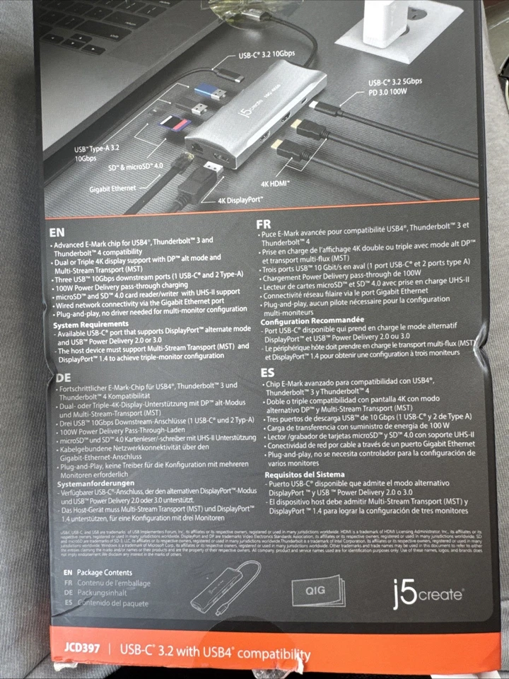 J5create USB-C triple Monitor - Image 2 of 2