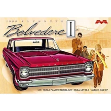 Moebius Models 1218 1/25 1965 Plymouth Belvedere Model Kit