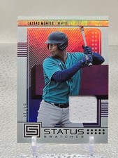 Lazaro Montes #81/99 SP 2023 Chronicles Gold Status Prospect Swatches Seattle