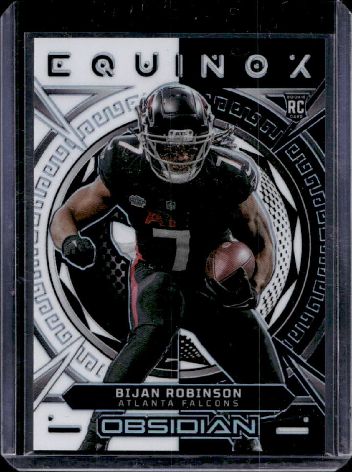 2023 Panini Obsidian Bijan Robinson Equinox RC Rookie #/135 Falcons