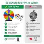 WinSpin 24" Display Prize Wheel Red & Green Modular Custom Tabletop 12 Slots — photo 7
