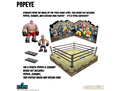 5 Points Popeye & Oxheart Box Set Actionfigur Mezco Toys