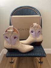 Miron Crosby Marianne Boots With Lavender Suede