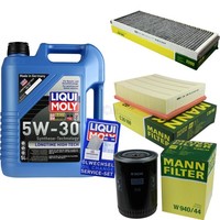 Inspektionspaket 5L Liqui Moly Longtime 5W-30 FüR VW Passat Variant 1.9 TDI Audi