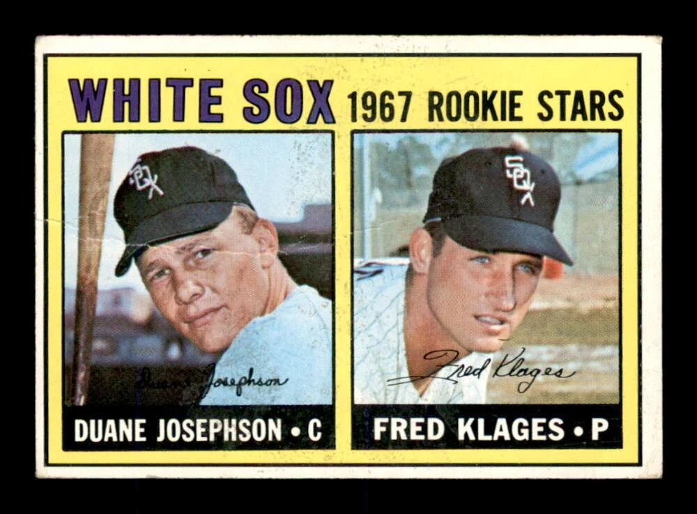 1967 Topps #373 Duane Josephson/Fred Klages Rookie Stars VG/VGEX X3471253