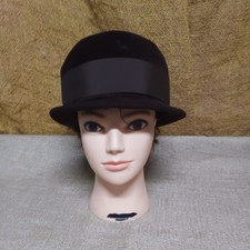 WOW  VALERIE MODES 1950'S VINTAGE BROWN VELOUR/FELT HAT SIZE M  PLEASE READ