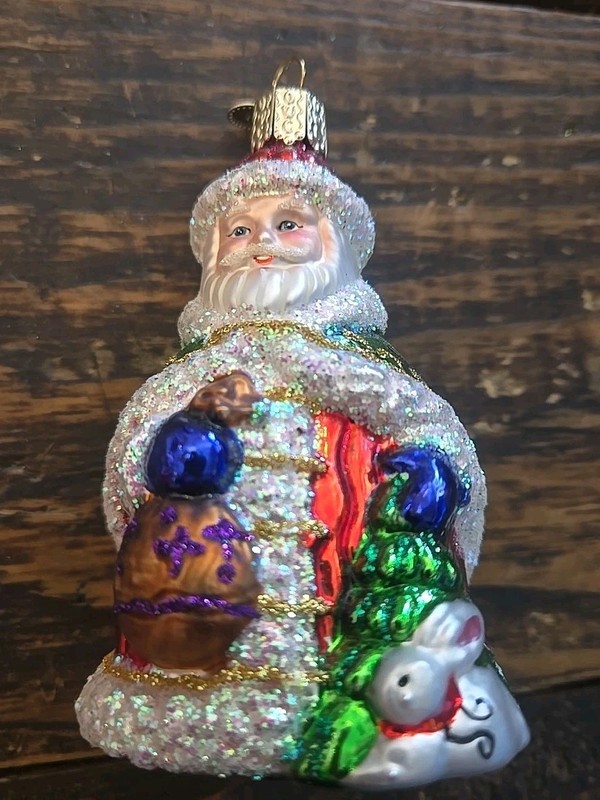 Old World Christmas Ornament Santa