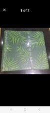 Creative Memories 12x12 Garden Green Shimmer Album Cover Tropic Time