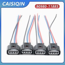 4pcs Ignition Coil Connector for Toyota 90980-11885 90919-02240