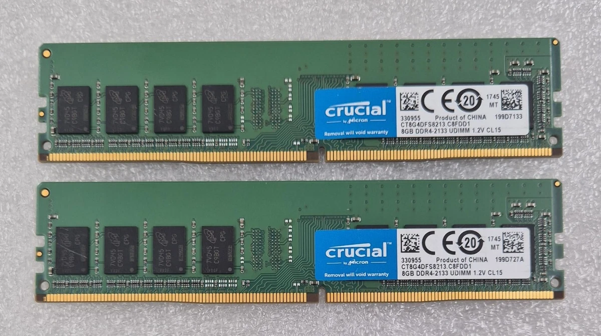 Preços baixos em Crucial PC4-17000 (DDR4-2133) velocidade de