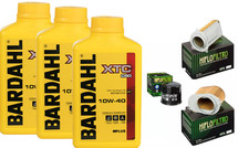 KIT TAGLIANDO SUZUKI VS/GL/INTRUDER/600 95/97 BARDAHL XTC 10W40 FILTRI OLIO ARIA