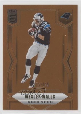 2025 Panini Donruss Elite Orange 175/199 Wesley Walls #54 o9i