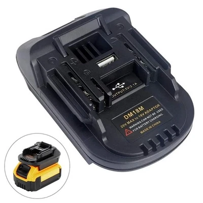 18V Battery Adapter Power Tool Adapter for Milwaukee/Makita/Dewalt - image 1 of 4