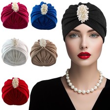 Muslim Hijab Cap African Women Turban Chemo Cancer Hat Head Wrap Beanie Cover