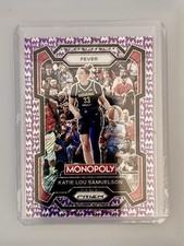 Katie Lou Samuelson 2024 Panini Prizm Monopoly Purple Millionaire Shimmer /50