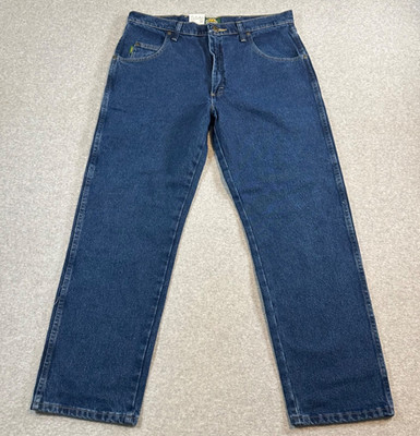 Cabela's Roughneck Men's Size 36Wx29L Relaxed Fit Denim Jeans 100% Cotton NWT