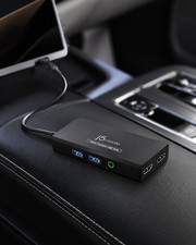 J5create Video Capture Card Hub JVA01 USB C 1080p 4K HDMI Output PD 60W Home