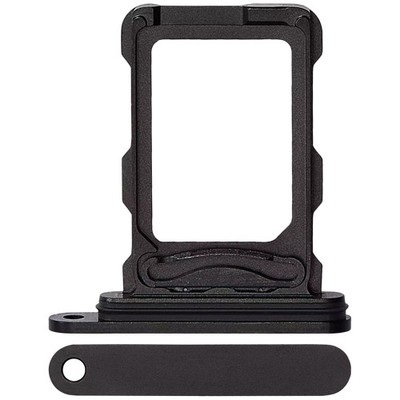Dual-SIM-Kartenfach für iPhone 16 Pro / 16 Pro Max (Schwarz Titanium)