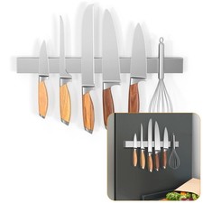 16 Inch Magnetic Knife Holder for Refrigerator Stainless Steel Magnet Knife S...