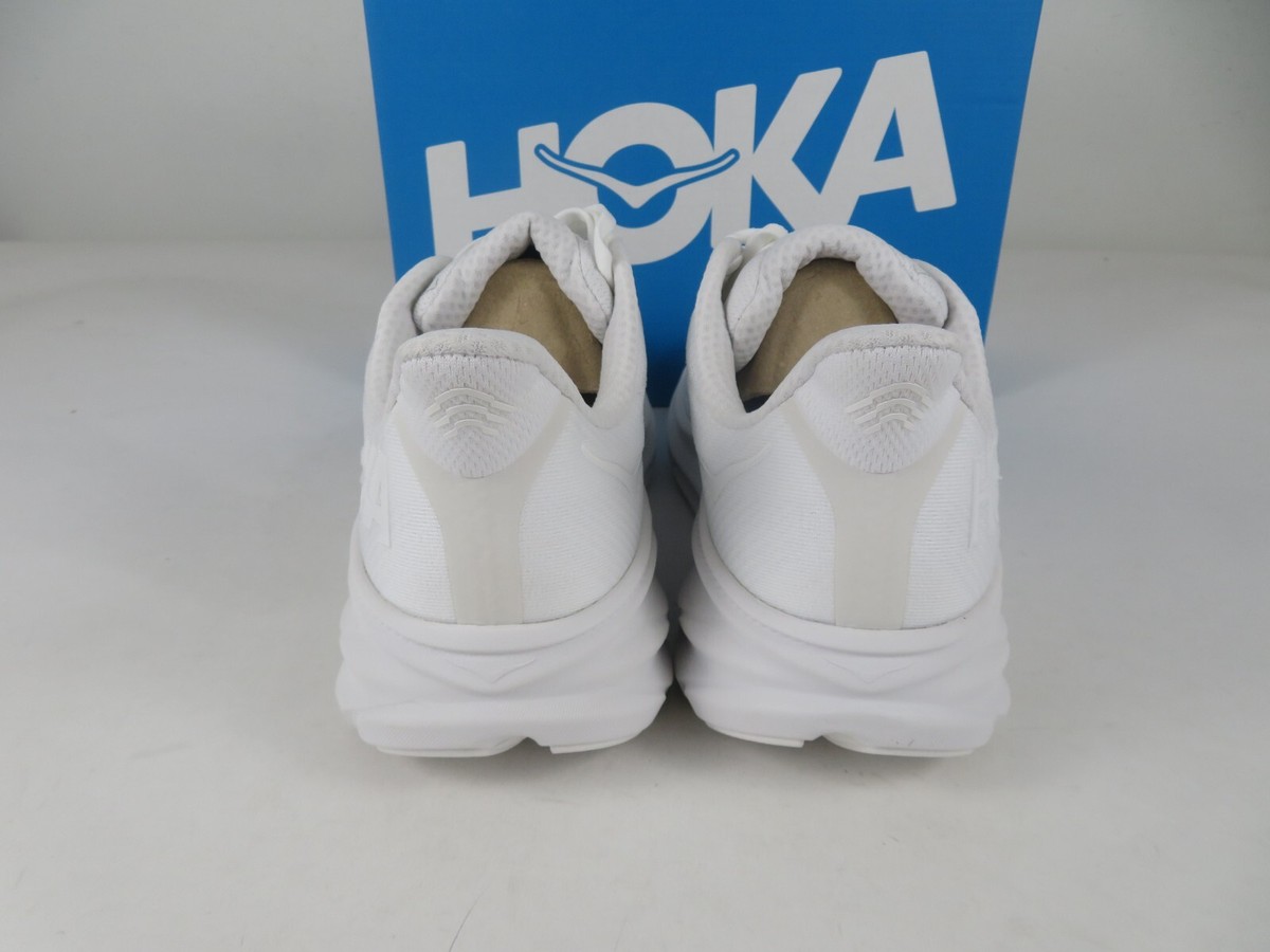 Hoka One One Clifton 9 Mens 11 D Shoes White Running Sneaker