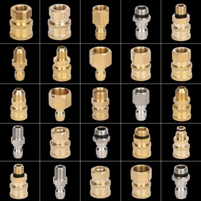 #ad 1 4Inch Quick Release Connector Coupler Fittings For High Pressure Washer amp; Hose $12.66