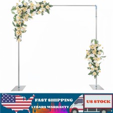10ft x 10ft Backdrop Stand Pipe Kit Heavy Duty Wedding Back Adjustable Stand