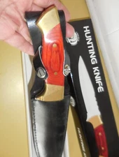 LARGE 12"  HUNTING CHIPAWAY KNIFE SURGICAL STEEL BLADE DESIGN PAKISTAN