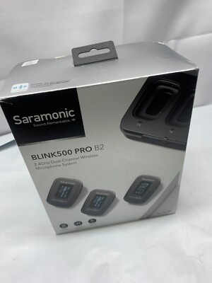 Saramonic Blink 500 Pro B2 TX-TX-RX Dual Chan 2.4GHz Clip On Microphone System