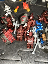 Mega Bloks Dragons Fire & Ice Mixed Lot Figures Wood Chest Ship Poster Manuals