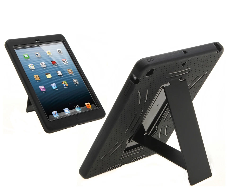 Robot Shockproof Armor Duty Kickstand Protective Case Cover for Apple iPad Air 5 - Image 3 of 3