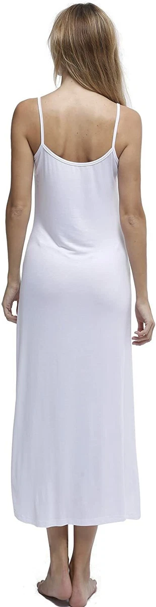 Women's long sleeveless nightgowns hot sale