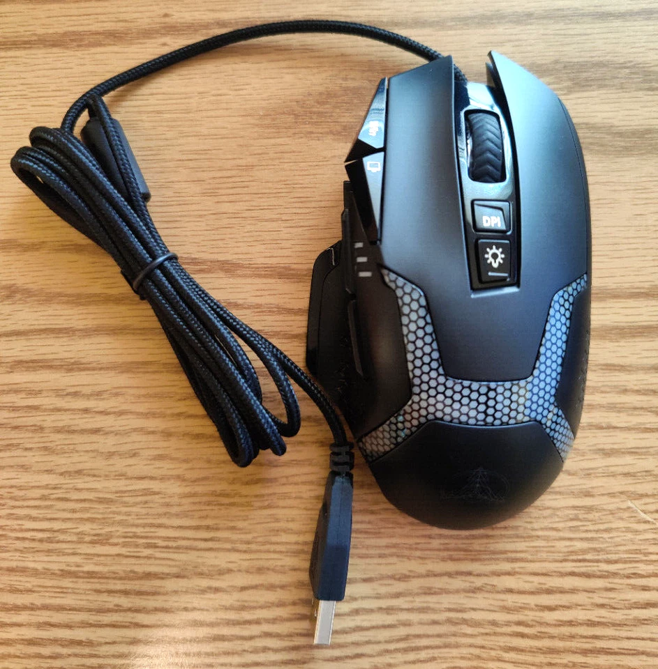 Wired Mouse Optical Gaming Mouse RGB Light for PC/Mac - Image 4 of 4