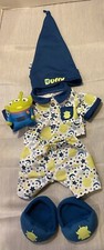 Disney Parks Mickey Duffy Bear Toy Story Alien Pajamas Pjs Outfit RARE Complete