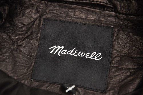 CHAQUETA DE CUERO REAL MADEWELL PRECIO DE VENTA SUGERIDO POR EL FABRICANTE £500 - Imagen 3 de 4