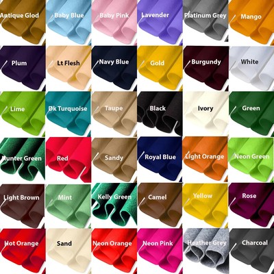 FabricLA | Felt Fabric | 72'' Wide 1.6mm Thick | Soft Craft Fabric by The Yard