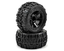 Pro-Line Pre-Mounted Trencher Desperado Wheels (2) (Black)