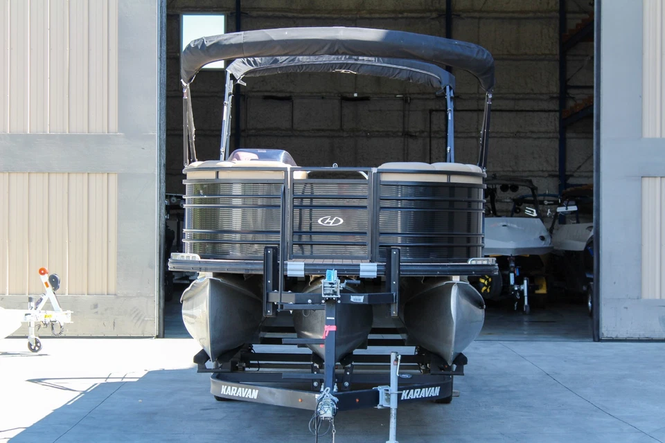 2019 Harris Solstice 240 Pontoon Boat - LOW HOURS - Image 2 of 4