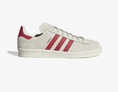 adidas gazelle silver green womens adidas Campus 80s Collegiate Royal / Solar Red main image 1
