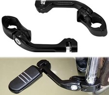 Adjustable 1.25" 32mm Angled Highway Peg Mount Kit For Harley Davidson XL 1200