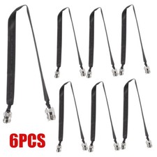 6x Door/Window Pass Through Flat Coaxial Cable SO239 UHF Female to UHF Female