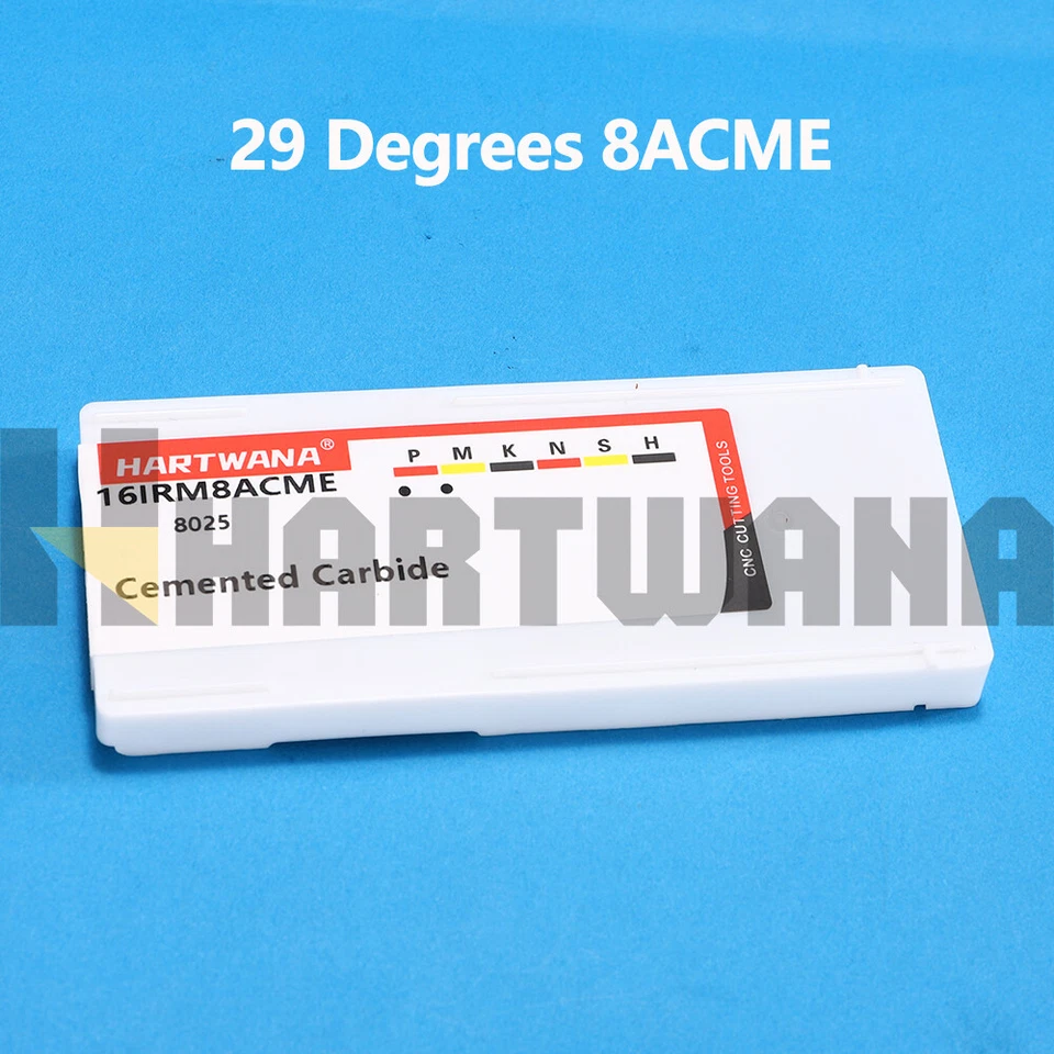 29 Degree 8ACME Internal Threading Tool Holder SNR0013M16 Carbide Insert 10PCS - Image 3 of 4