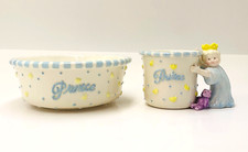 MUD PIE PRINCE Baby Bowl and Cup 2001 His Royal Highness Nursery Set