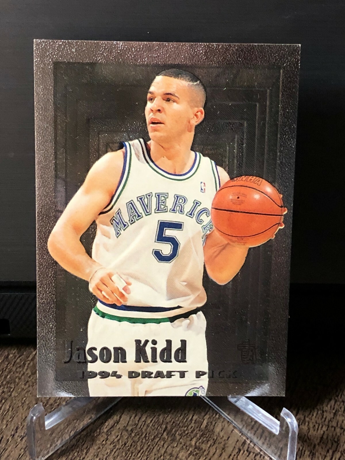 JASON KIDD 1994-95 Topps Embossed *Silver* RC Rookie Card #102 HOF'er Mavericks